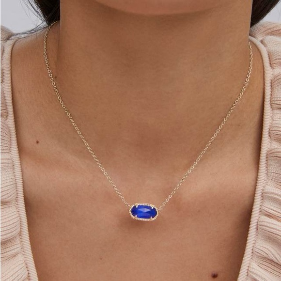 NWOT Kendra Scott Elisa in Blue - Picture 1 of 5